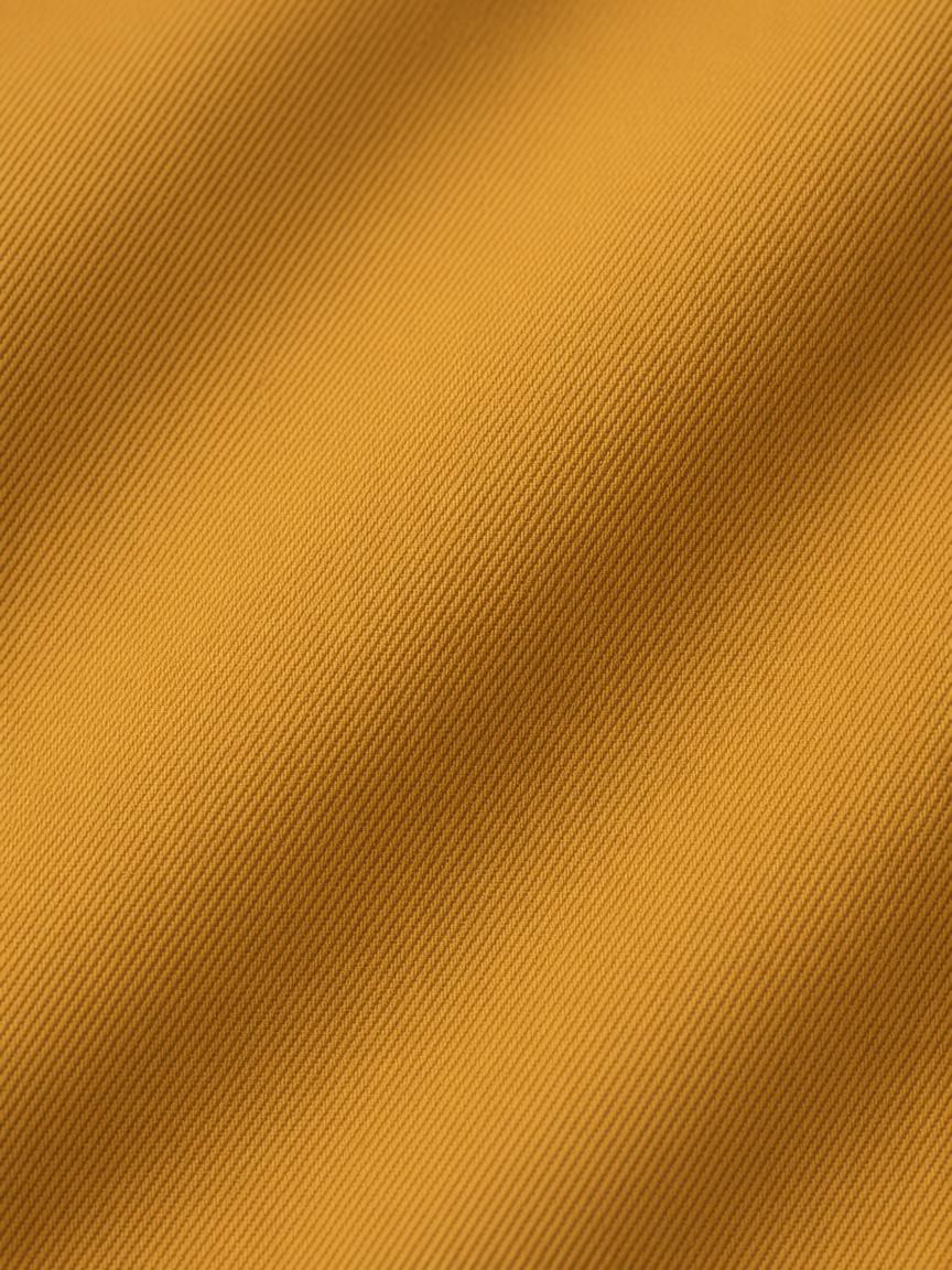Mustard / Navy Colour-Block Bomber, fabric close-up