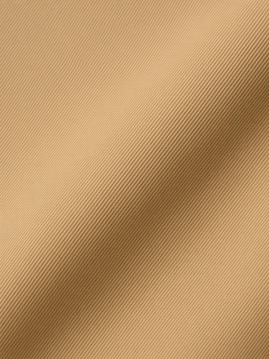 Camel Belted Mac, fabric close-up