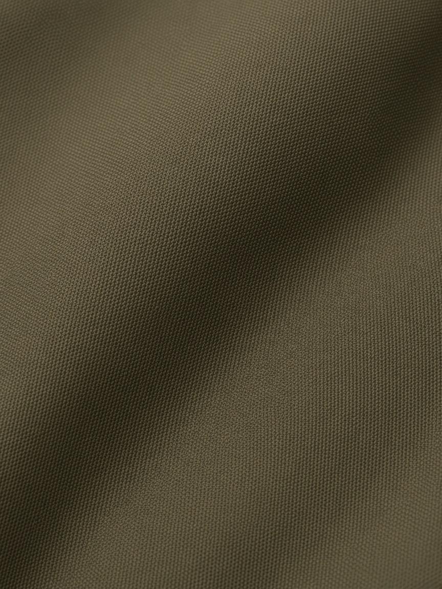 Umber Olive Utility Parka, fabric close-up